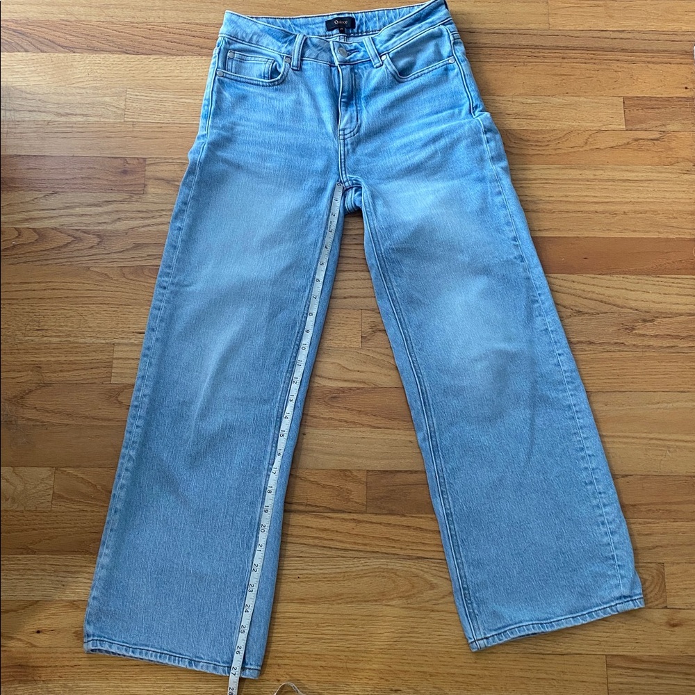 Quince Light Blue Straight-Leg Women's Jeans - Picture 13 of 13